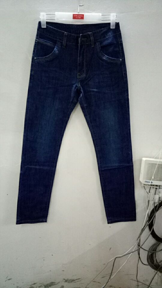 W0500D715野蛮魔春装男商务牛仔长裤HH