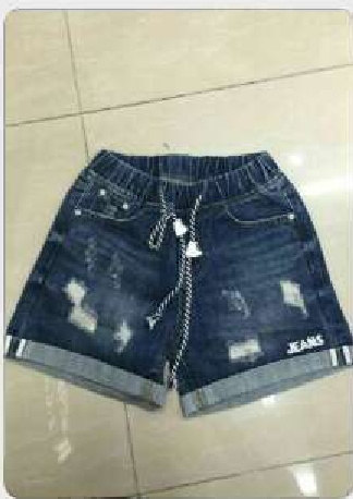 W00221671追潮女牛仔四分裤HH