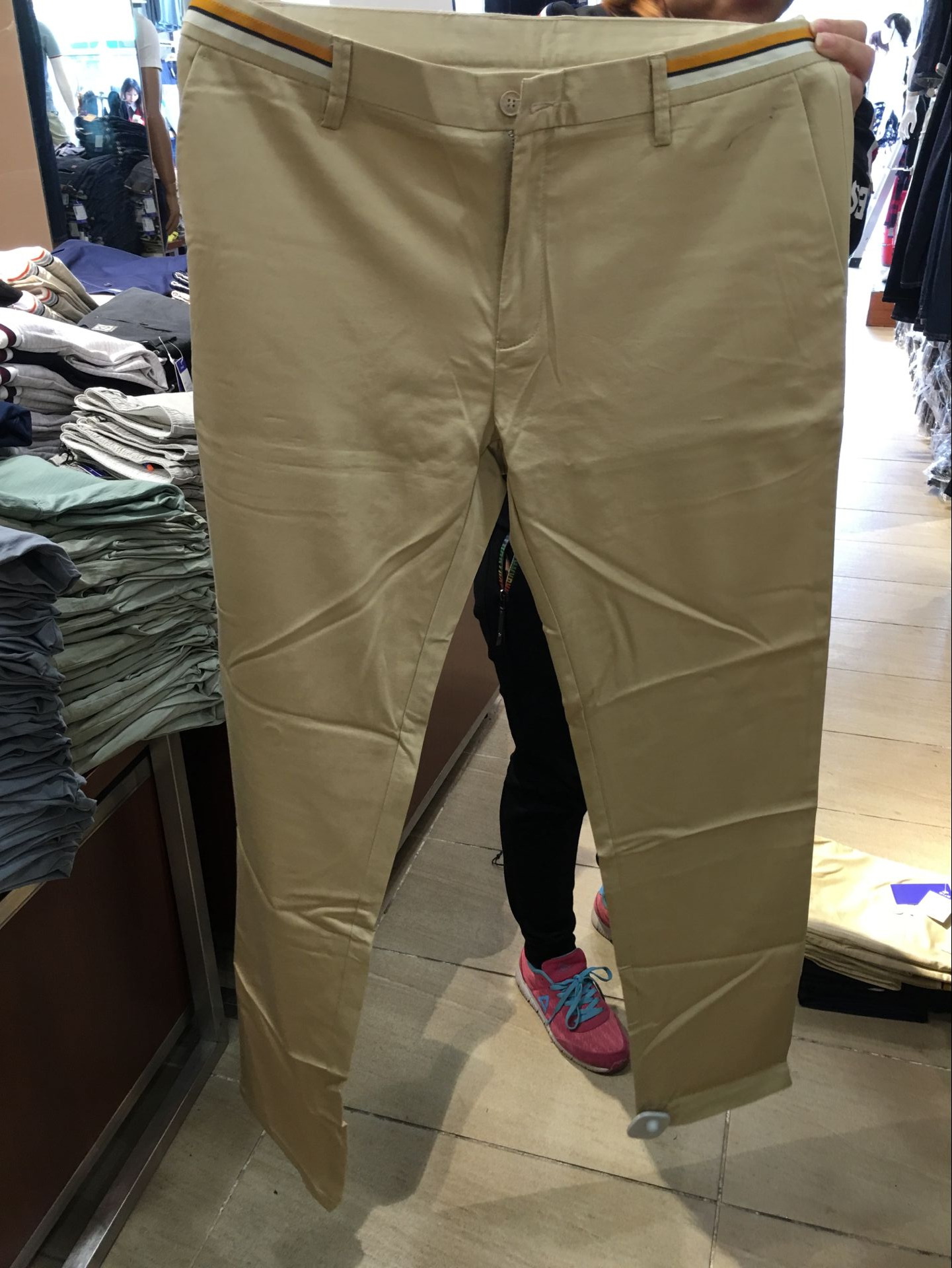 W19801731老铭人男商务长裤MD