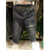 W00221668追潮夏季女牛仔七分裤HH
