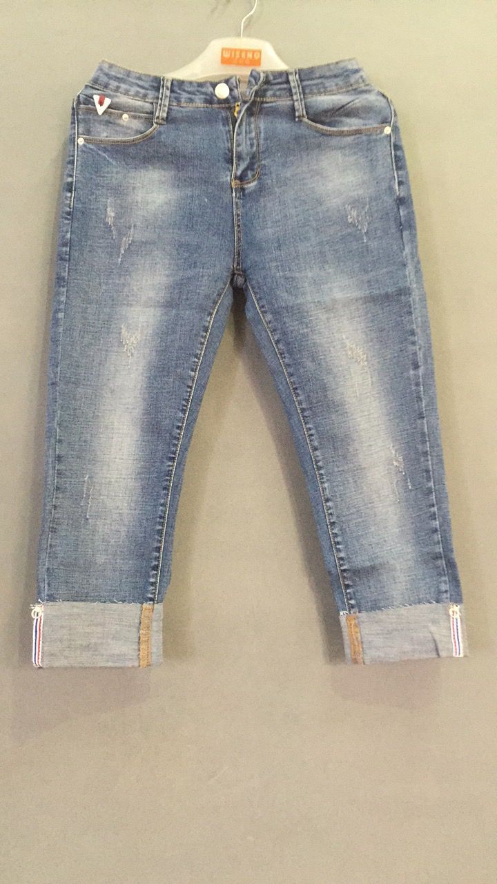 W00225133追潮女牛仔7分裤HH