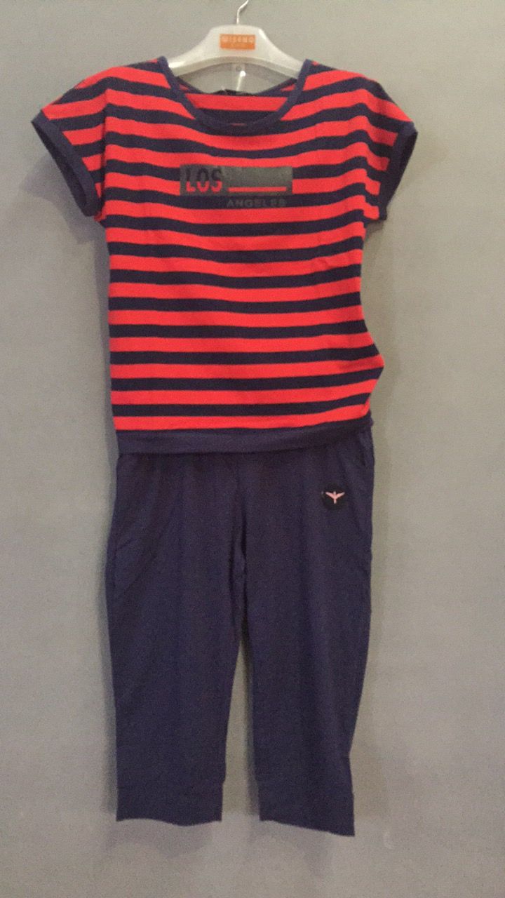 W920203089精依领袖女短袖T恤套装MD