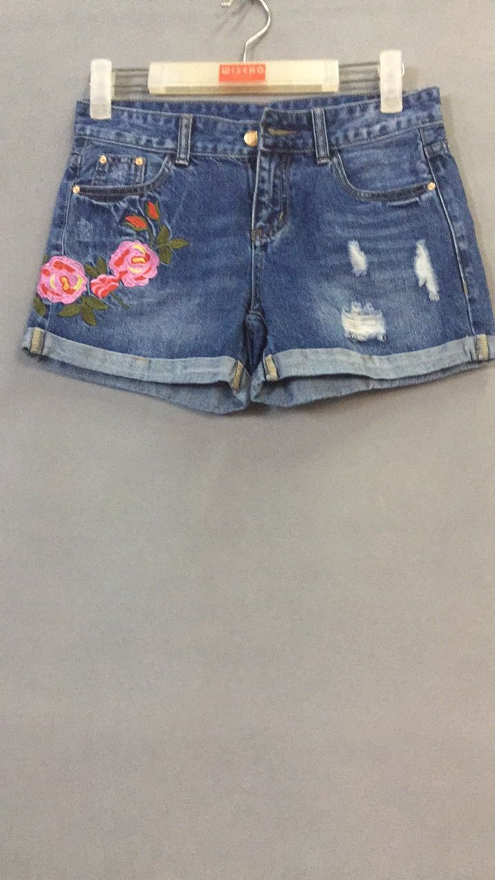 W604522823伊甸牛女牛仔三分裤HH