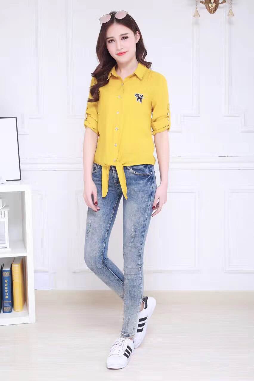 W3201702艾茗格女中袖衬衫MD