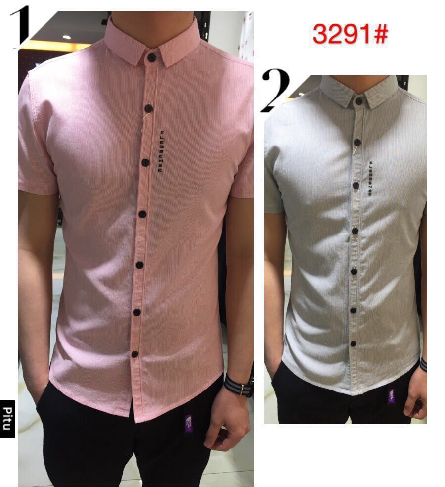 W03913291优经典男靓仔短袖衬衫HH