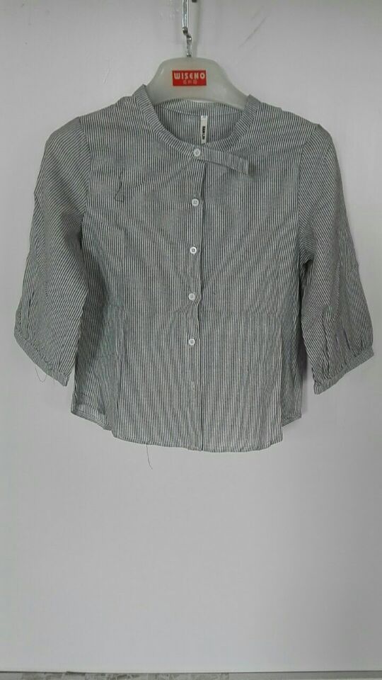 W32528910韩流服饰女中袖衬衫MD      