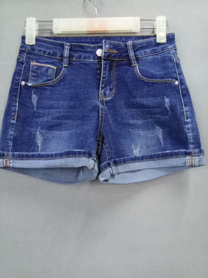 W00221691追潮女牛仔三分裤HH