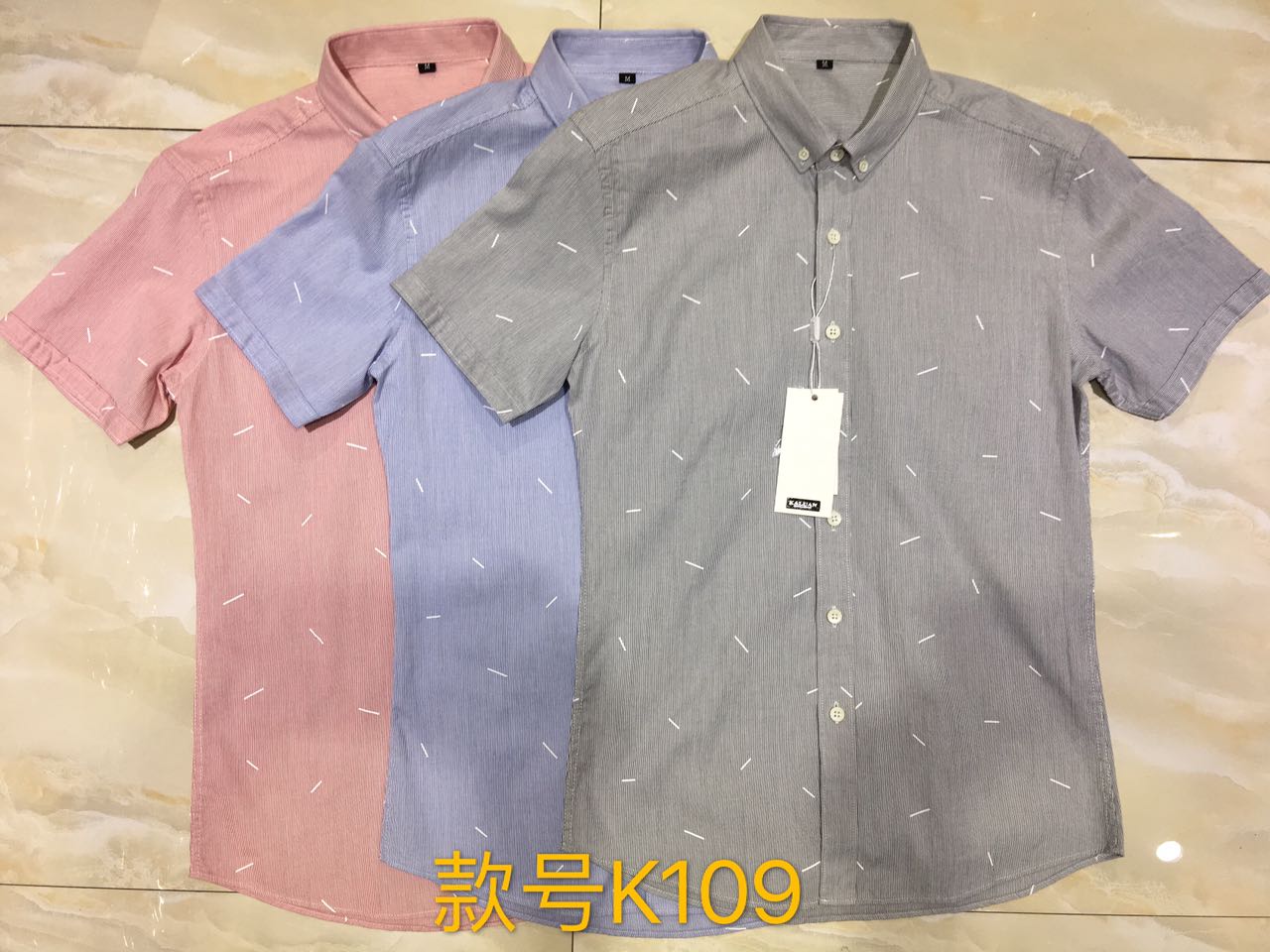 W3143109卡路恩男靓仔短袖衬衫HH