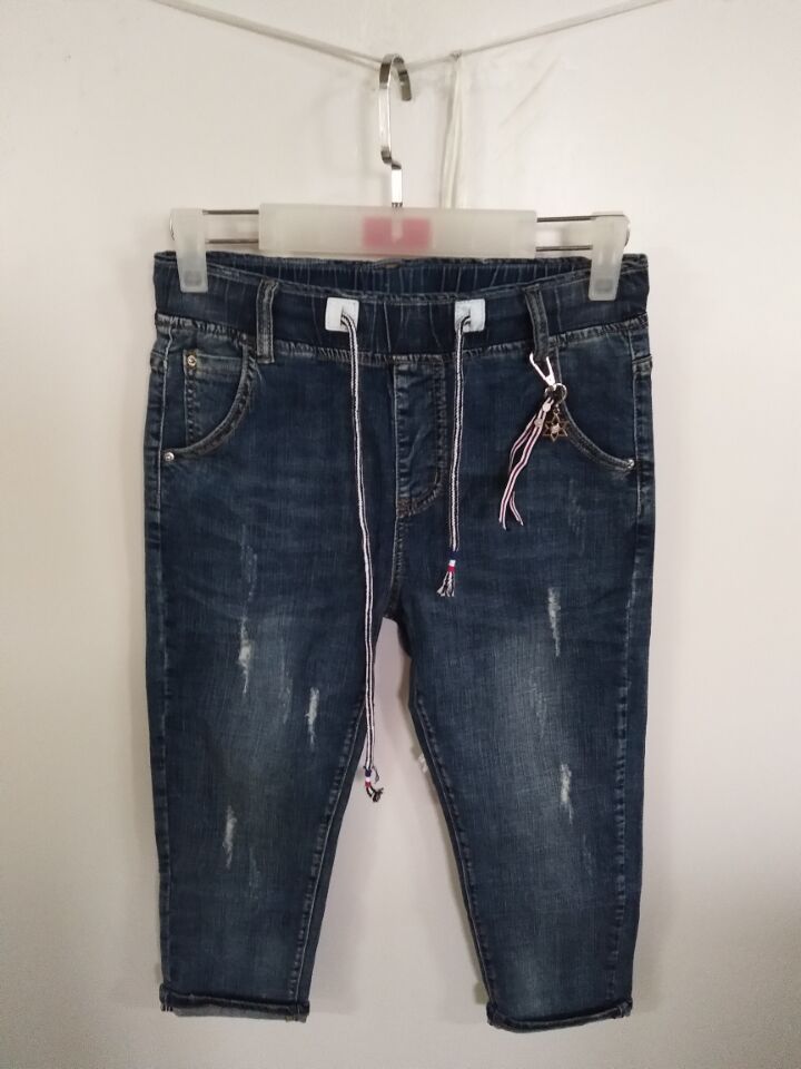 W00221693追潮女牛仔七分裤HH