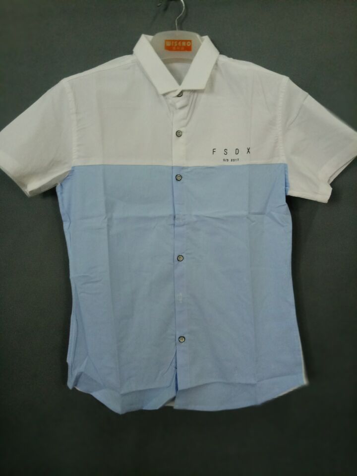 W18127378摩天轮男靓仔短袖衬衫HH