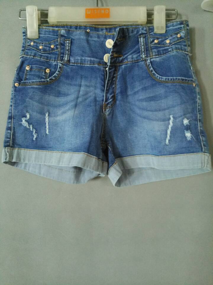 W604522999伊甸牛女牛仔三分裤HH