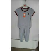 W09886608旺顶丹特价女七分裤套装（圆领MD