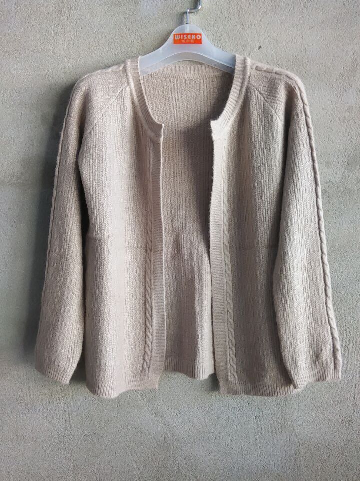 W6306153戴美若吉7针女毛衣外披MD