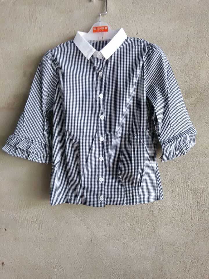 W33538730晶晶鱼1店女中袖衬衫MD