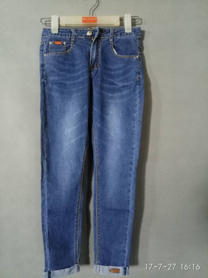 W604523895伊甸牛女牛仔长裤MD