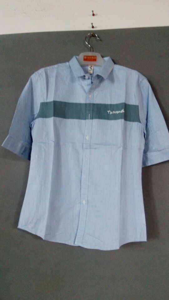 W04392563玛狮路男靓仔中袖衬衫MD