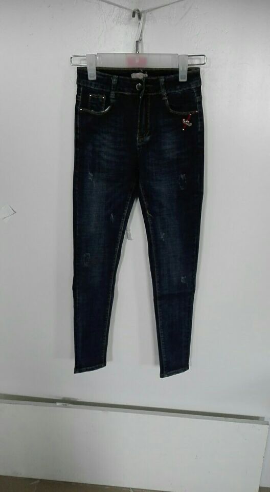 W03748808双目鱼女牛仔长裤MD