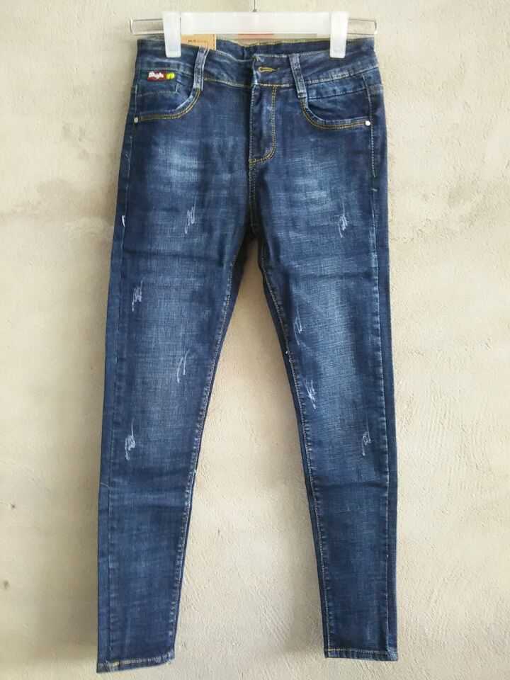 W03748806双目鱼女牛仔长裤MD