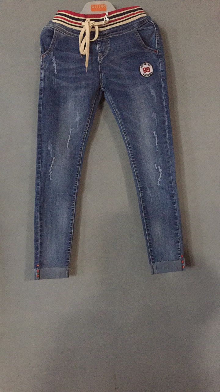 W604522306伊甸牛女牛仔长裤MD