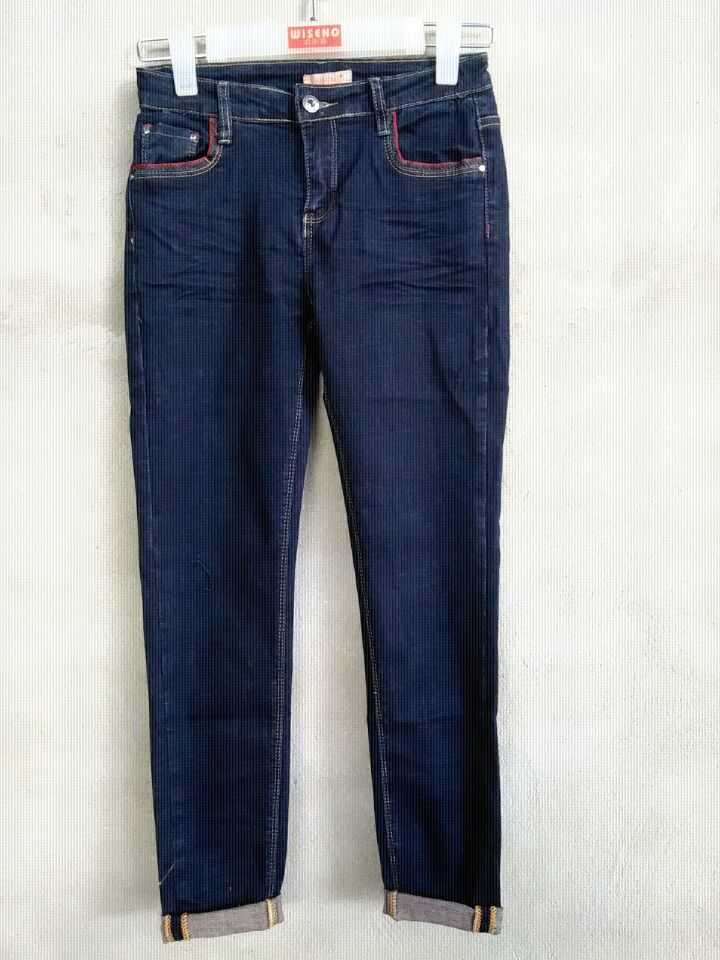 W604523963伊甸牛女牛仔长裤MD