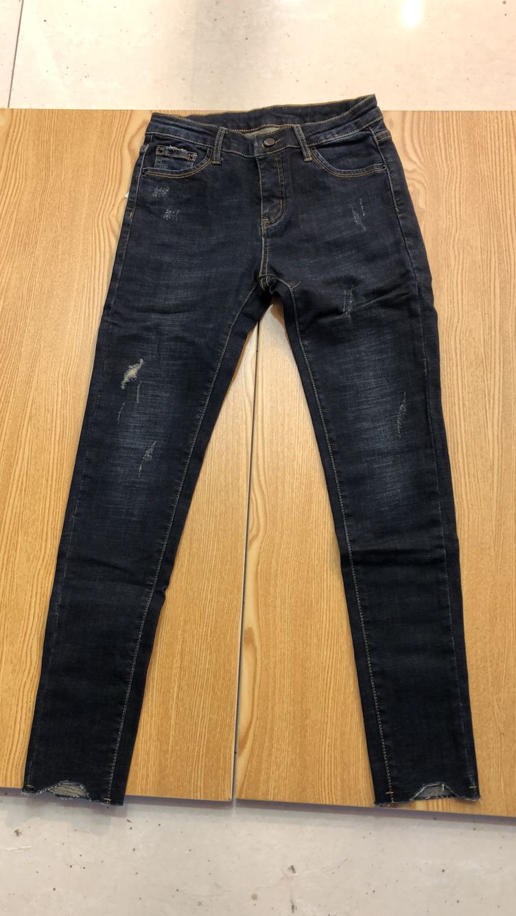 W0022605追潮女牛仔长裤MD