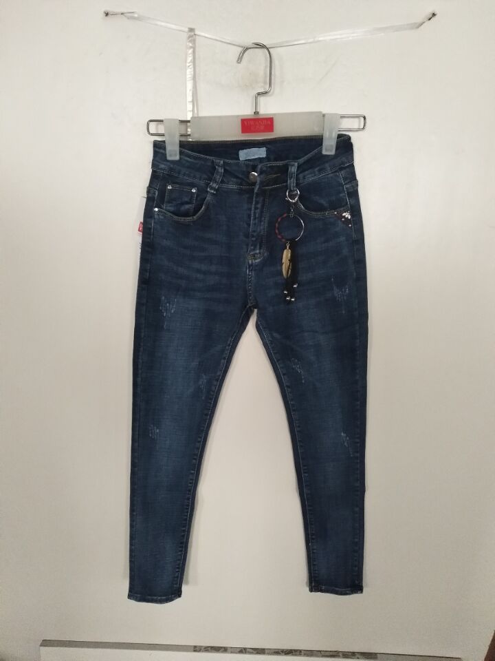 W03748857双目鱼女牛仔长裤MD