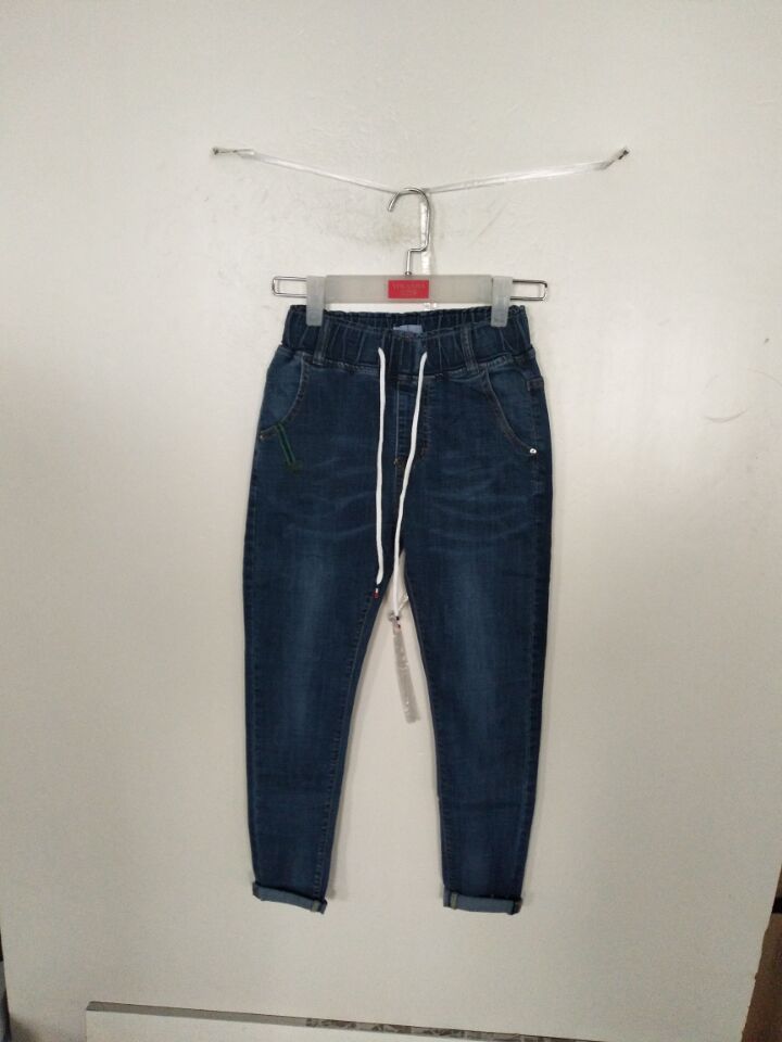 W63101812蓝色金典女牛仔长裤MD