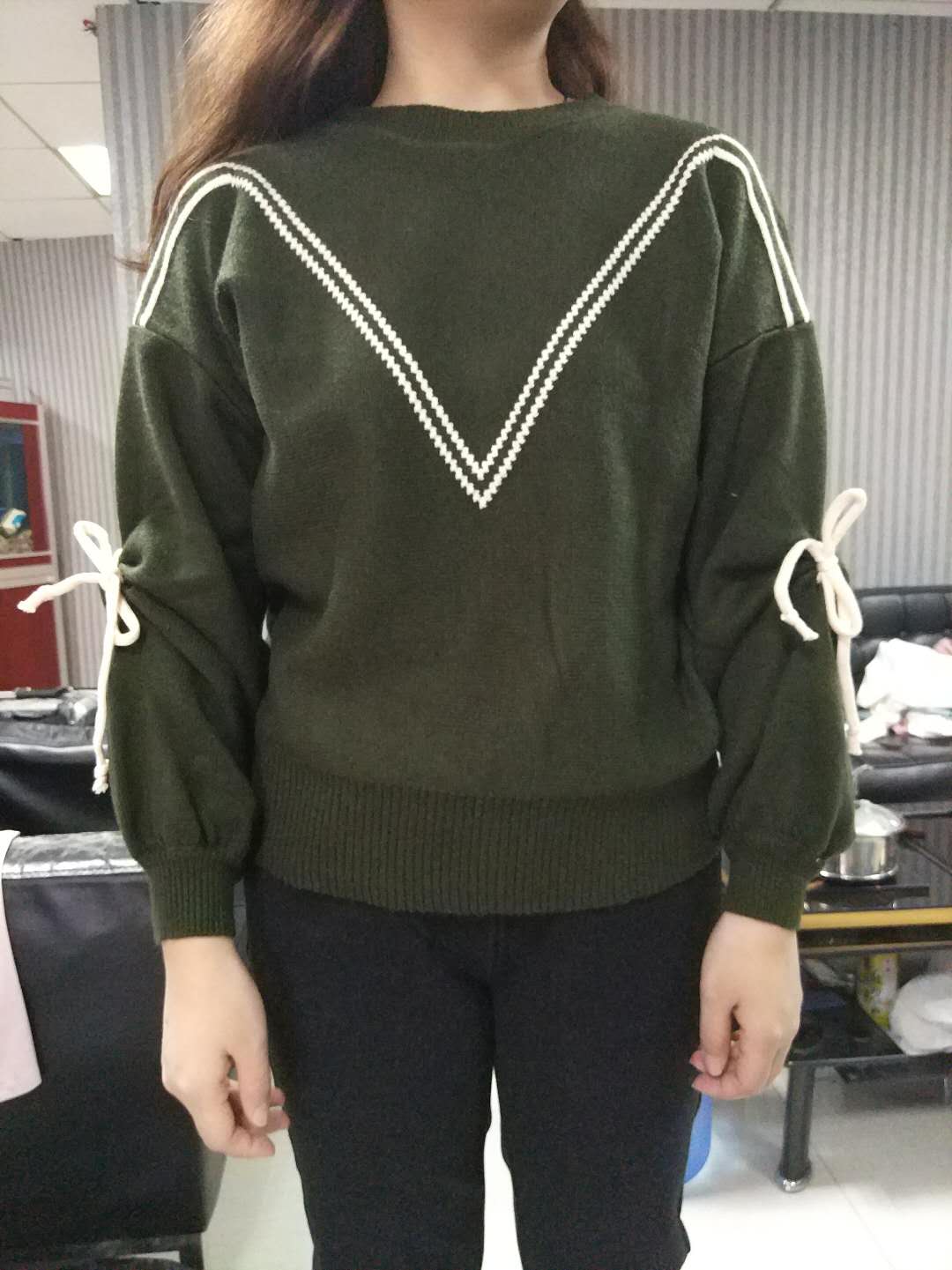 W3403829 晶晶鱼3店7针女毛衣MD