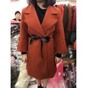 W3258963依顺女长款呢料外套MD