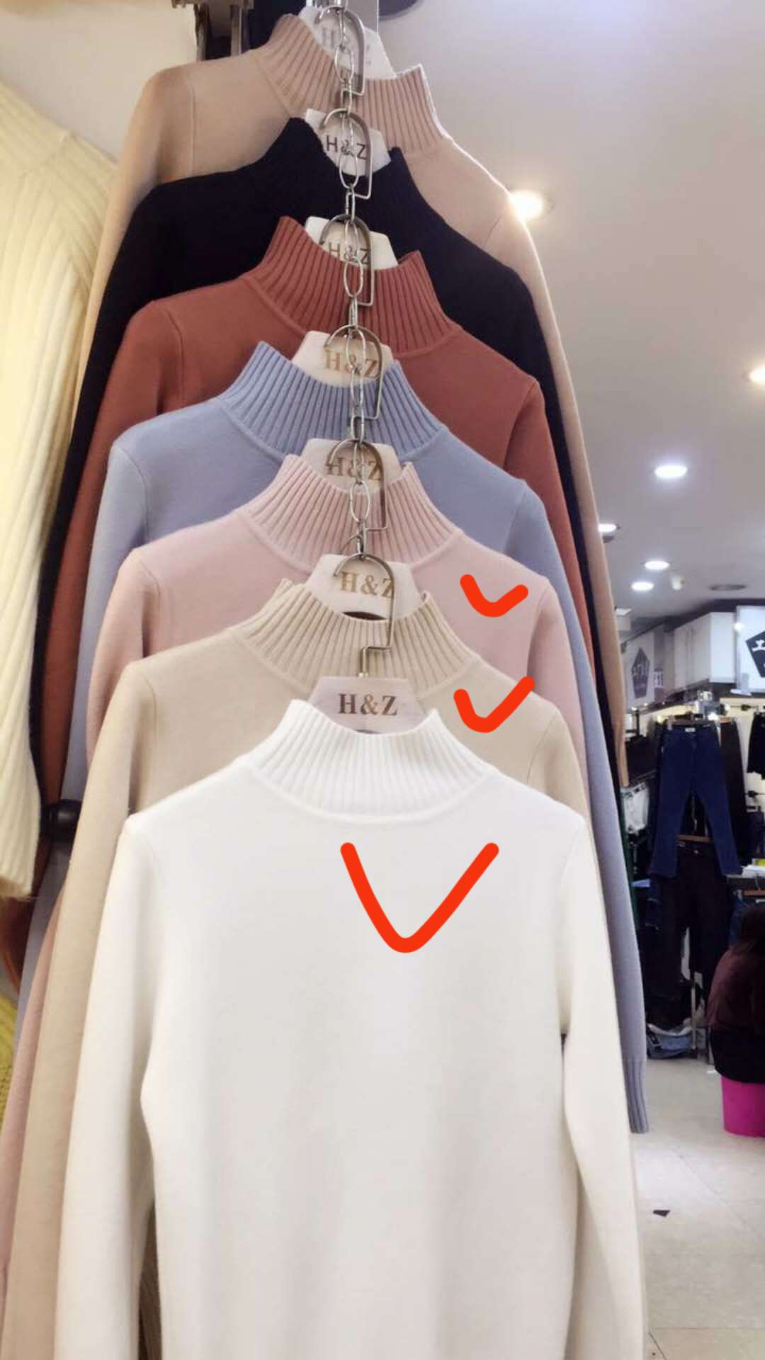 W3470812H&Z12针女毛衣MD