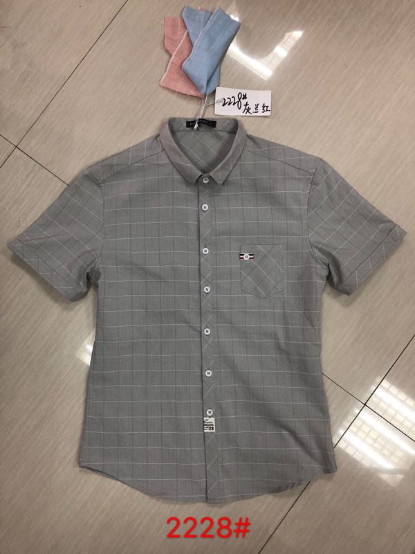 W13822228百狮奴男靓仔短袖衬衫MD
