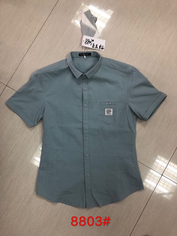 W13828803百狮奴男靓仔短袖衬衫MD