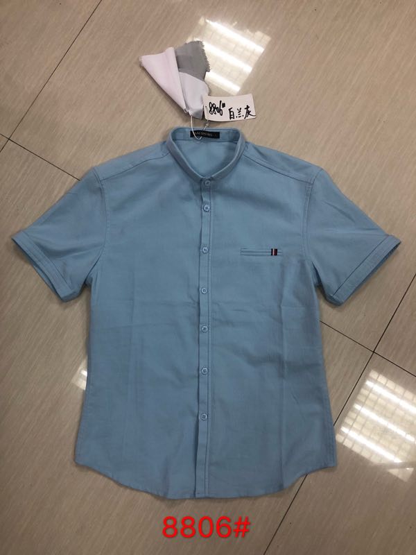 W13828806百狮奴男靓仔短袖衬衫MD