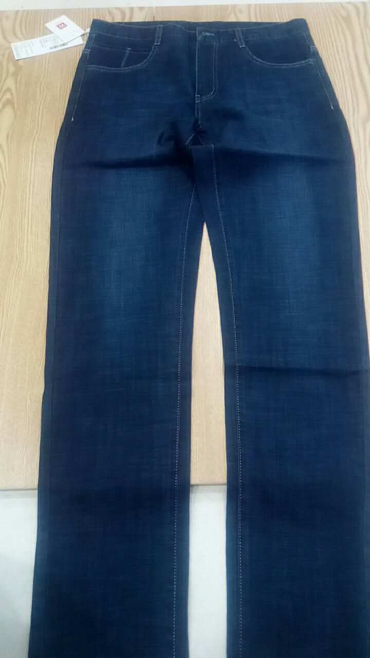 W19800434老铭人男商务牛仔长裤MD