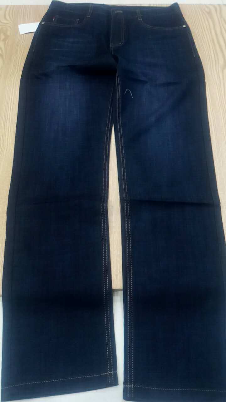 W19800456老铭人男商务牛仔长裤MD