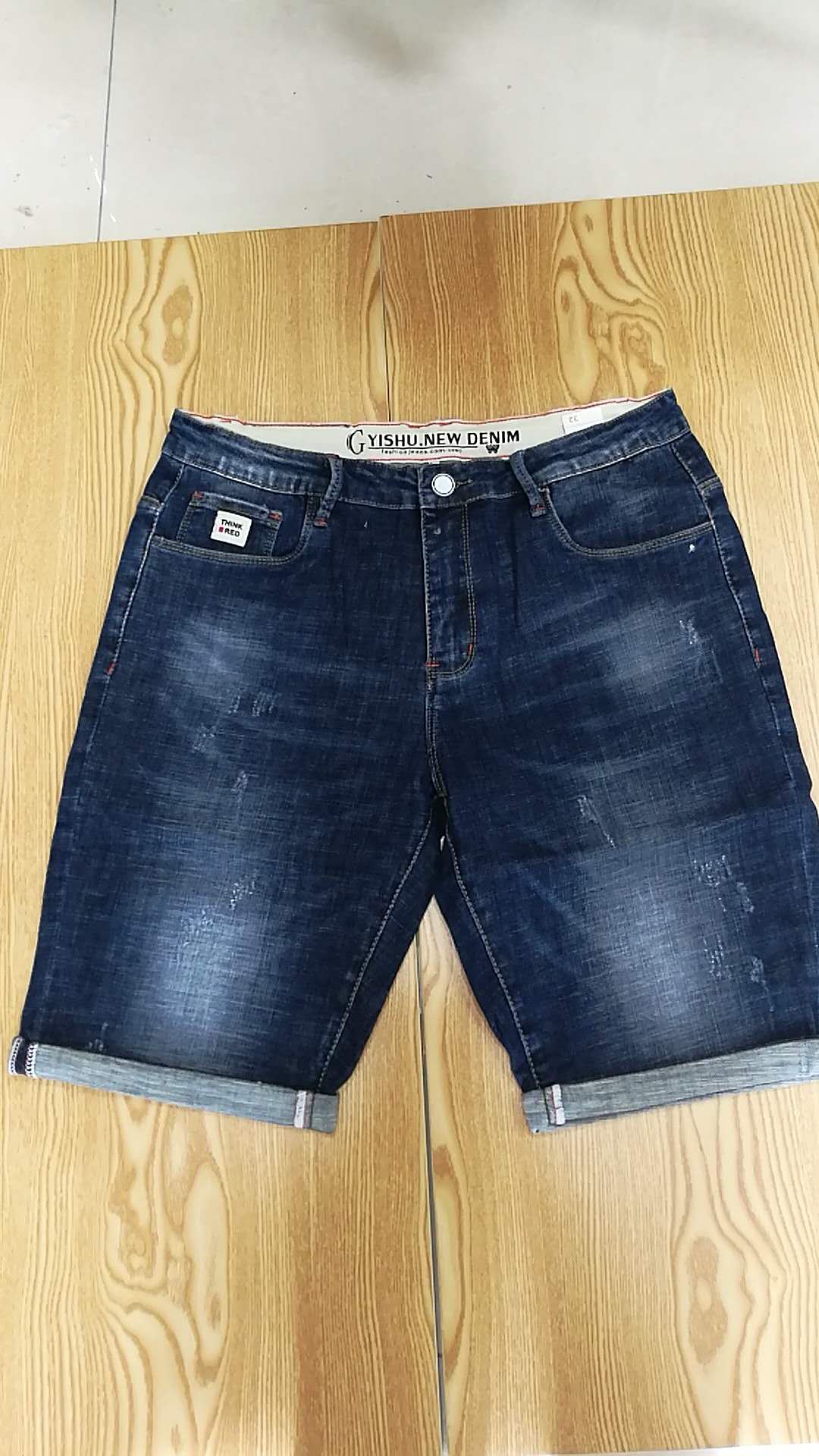 W3198W005酷道狼男牛仔中裤HH