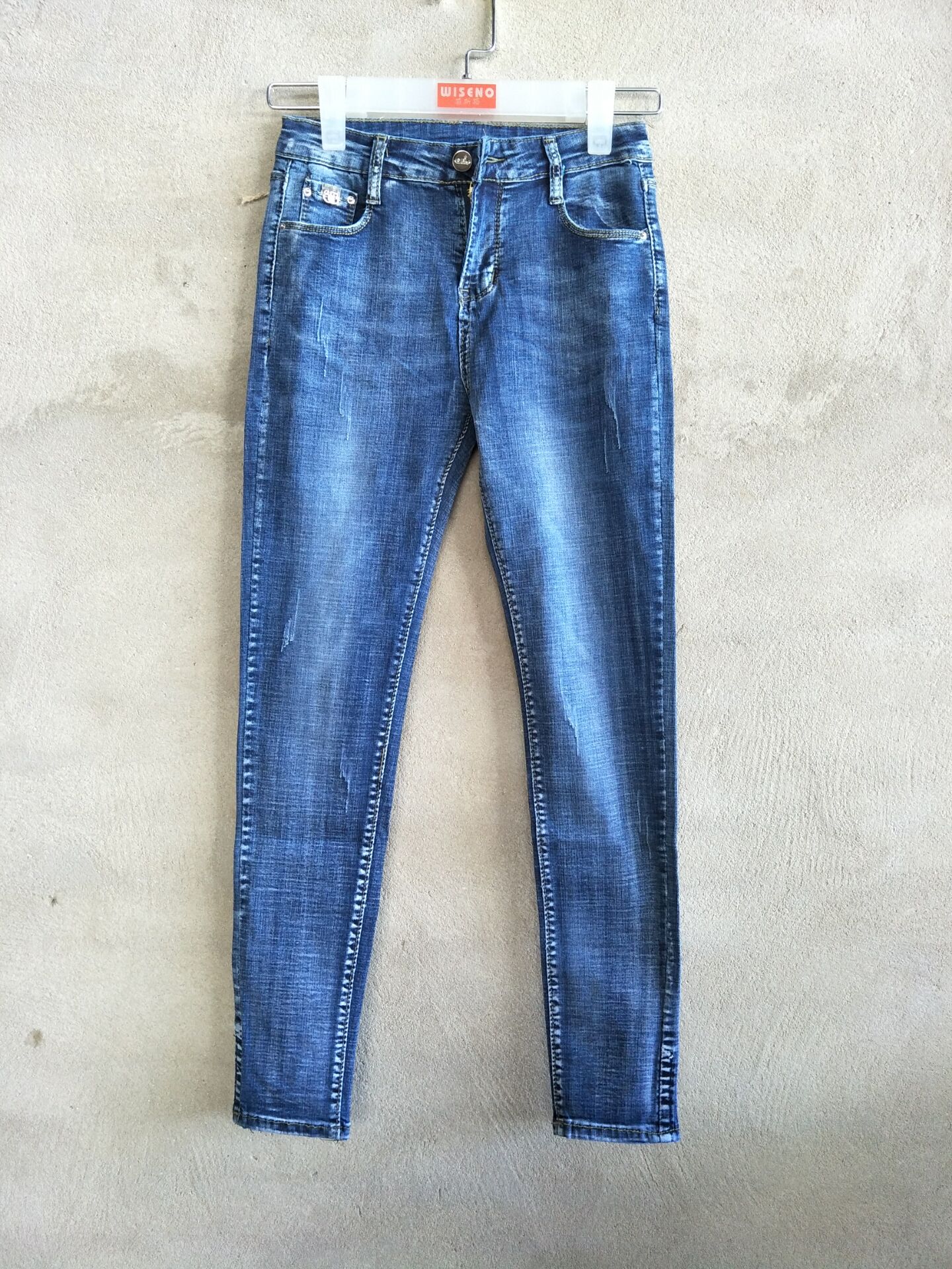 W6310615蓝色金典女牛仔长裤HH