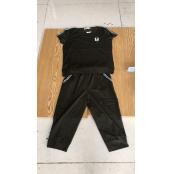 W32573089诩月女七分裤短袖运动套装MD