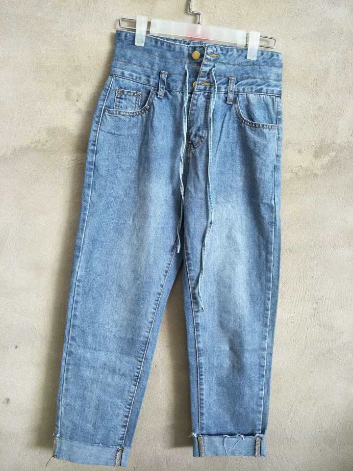 W33481150女王女牛仔九分裤MD