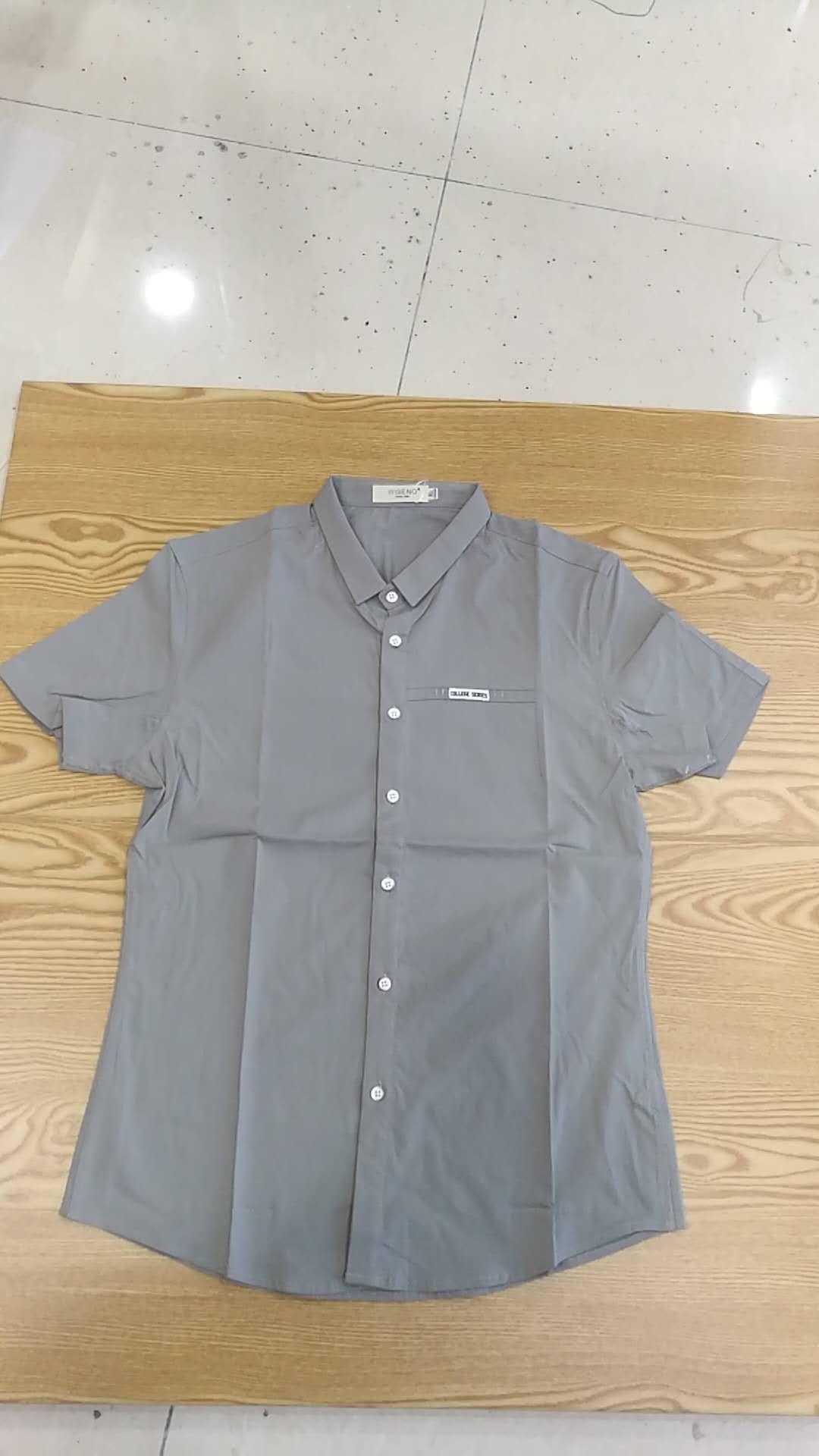W04397037玛狮路男靓仔短袖衬衫MD
