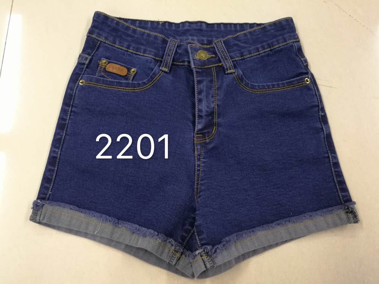 W63102201A蓝色金典女牛仔三分裤HH