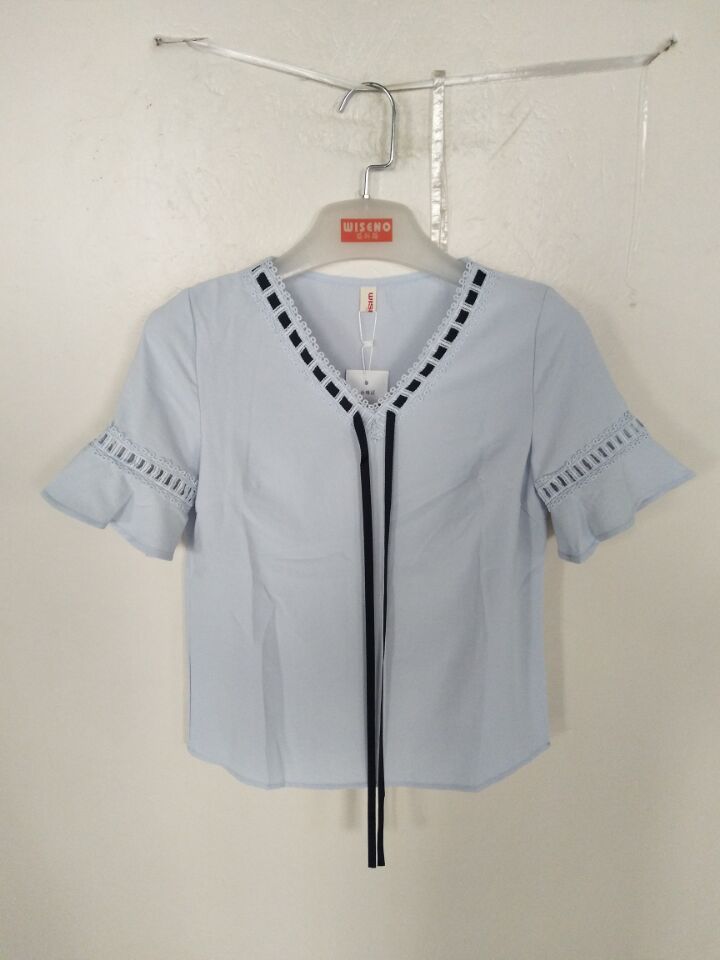 W32831932-1沃草优品女短袖衬衫MD