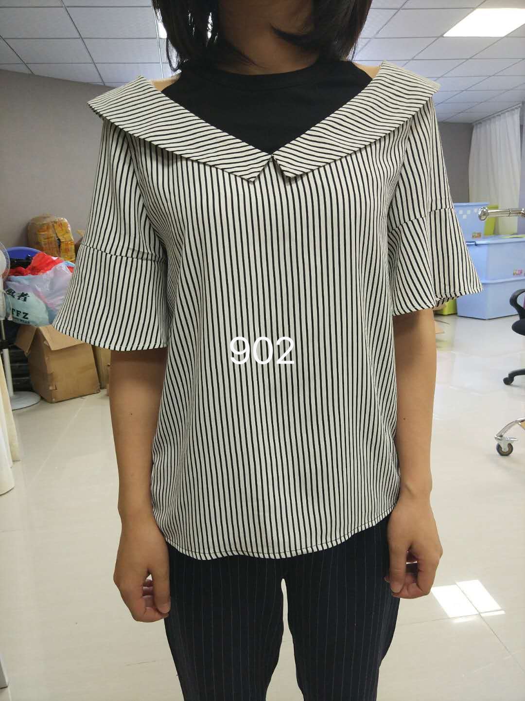 W3799902博越女短袖衬衫MD