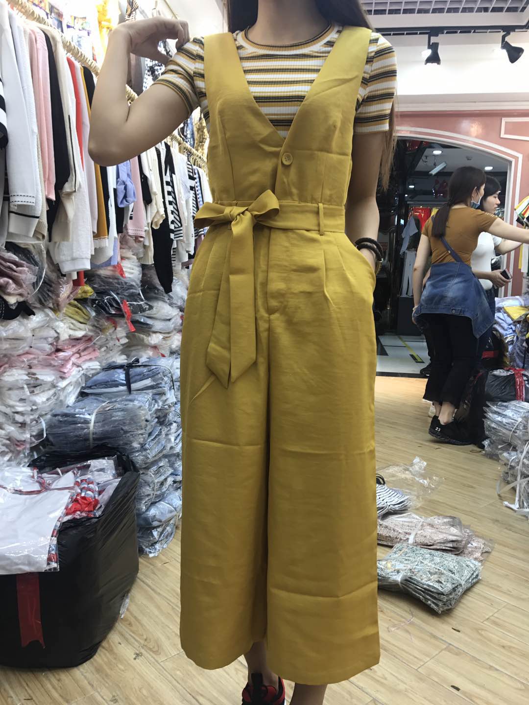 W3403351晶晶鱼3店女休闲八分裤套装MD