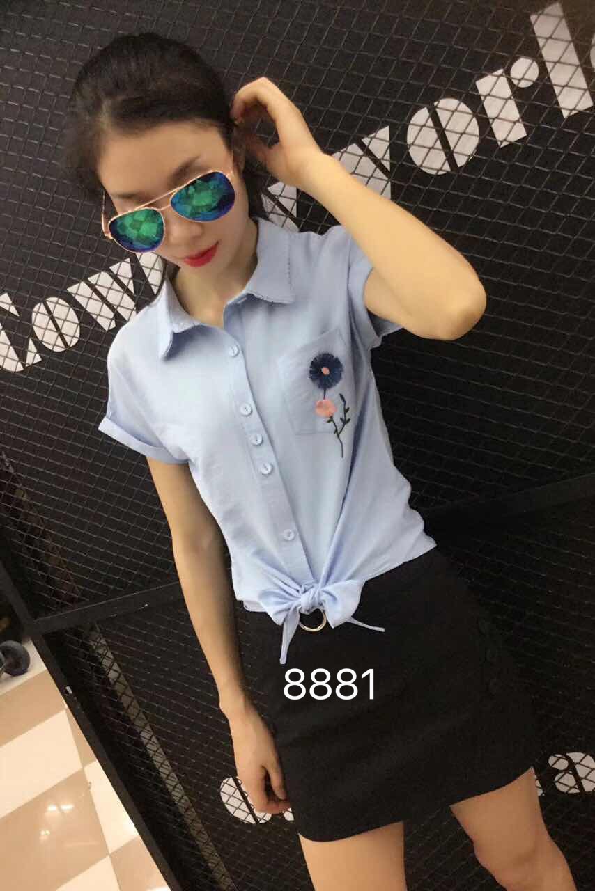 W90508881悦兮韩姿女短袖衬衫HH