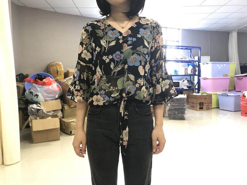 W905418018丹丽丝女短袖衬衫MD