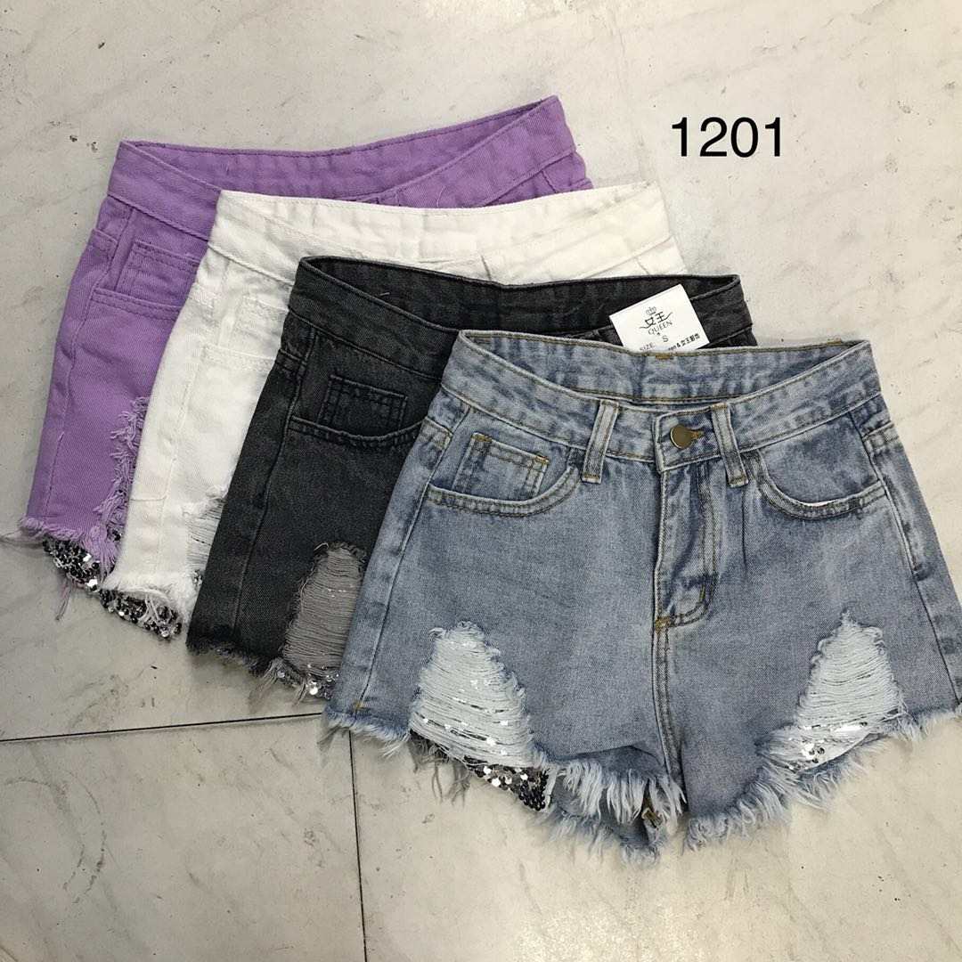 W33481201女王女牛仔三分裤HH