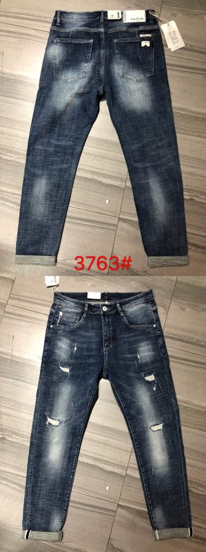W32513763 零度潮派男牛仔九分裤HH     