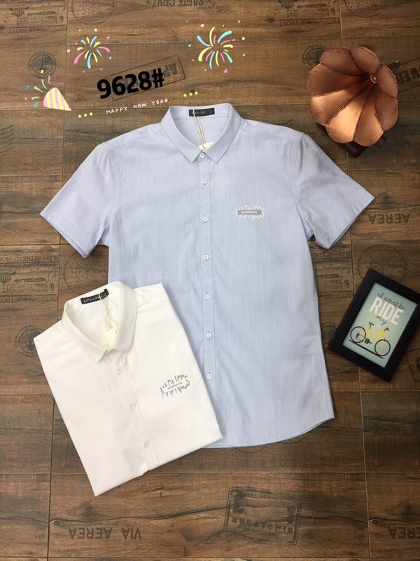W08019628 爱非龙男靓仔短袖衬衫MD      