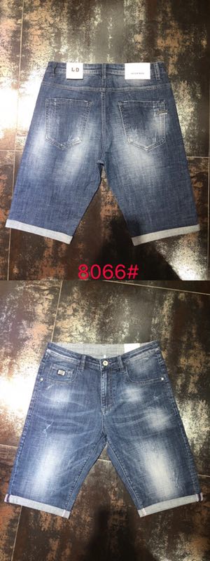 W32518066 零度潮派男牛仔中裤MD